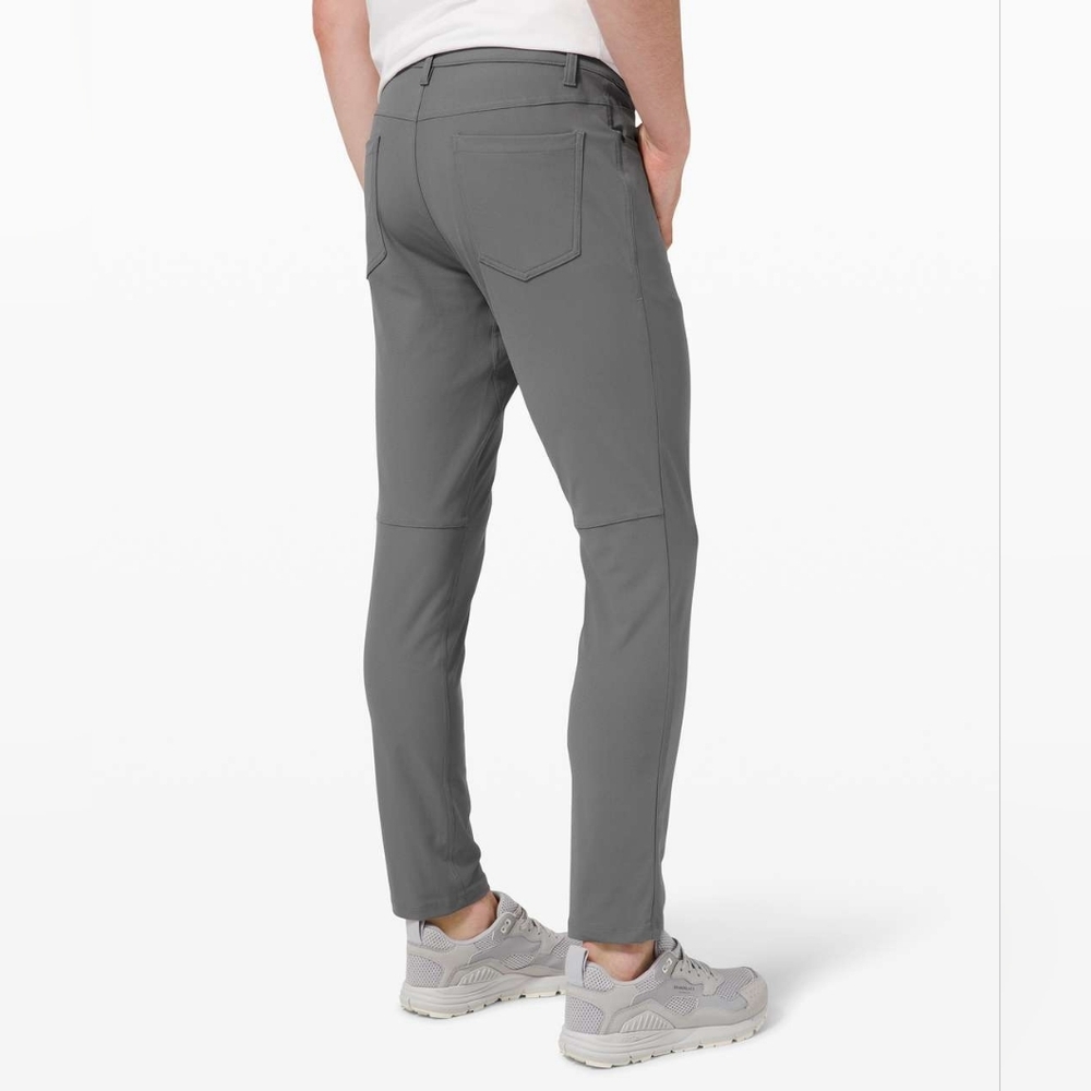 Lululemon ABC Pant Slim 30" Warpstreme Asphalt Grey Size 33 - Picture 15 of 16